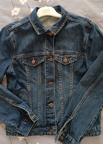 Düğmeli Kadın Denim Ceket - Görsel 3