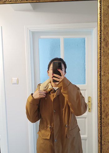 Kadın Camel Mevsimlik Mont - Görsel 4