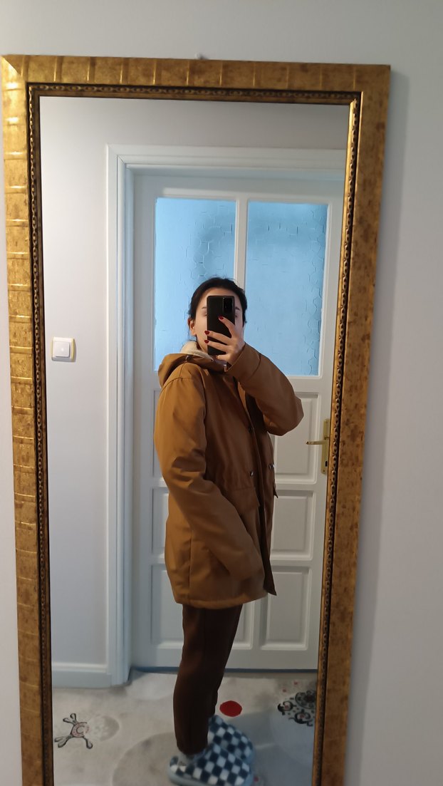 Kadın Camel Mevsimlik Mont - Görsel 3