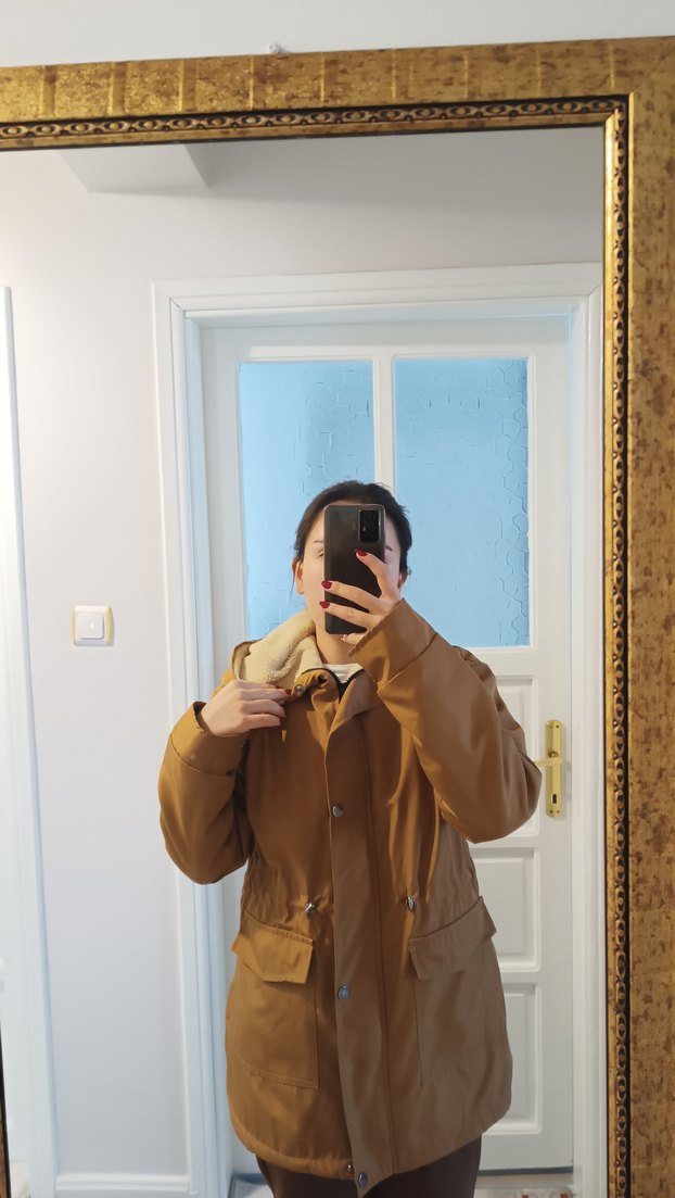 Kadın Camel Mevsimlik Mont - Görsel 4