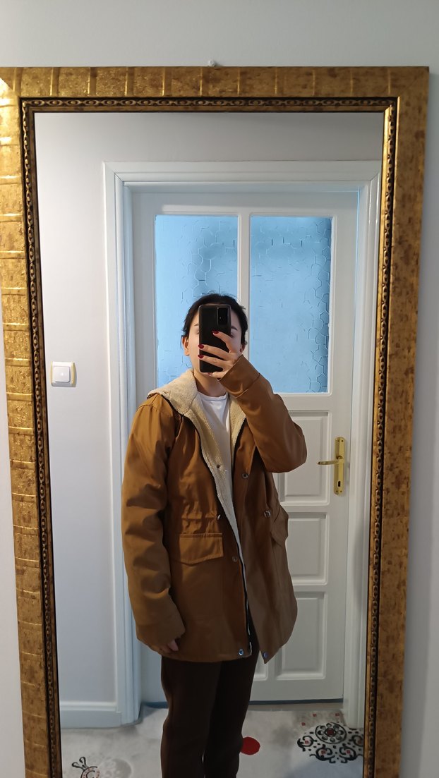 Kadın Camel Mevsimlik Mont - Görsel 2