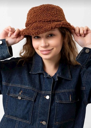 Peluş Bucket Şapka - Görsel 2