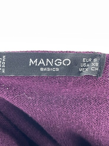 s Beden mor Renk Mango Kazak / Triko %70 İndirimli.