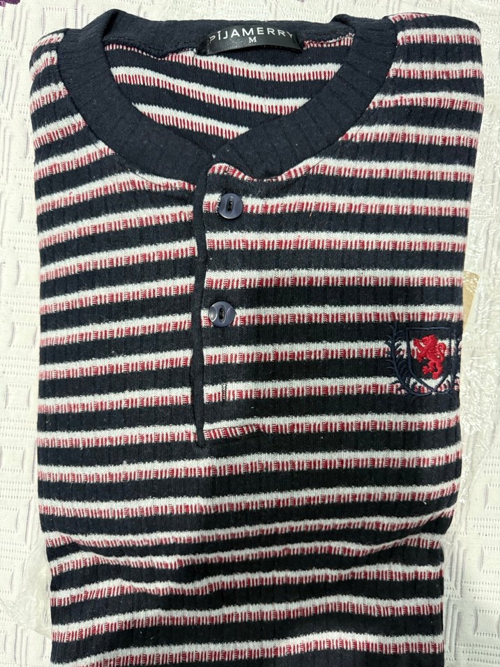 Düğmeli Gri Erkek Triko Sweatshirt - Görsel 2