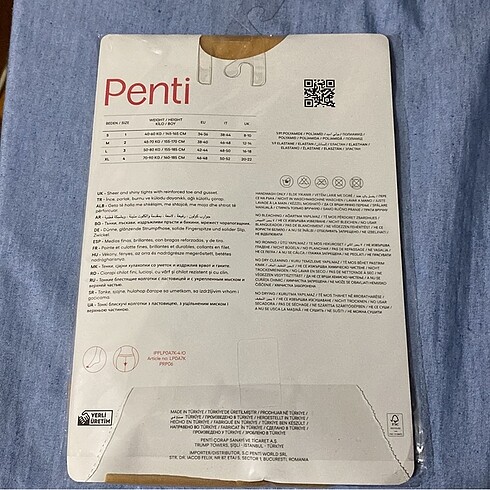 Penti Penti Ten Rengi Külotlu Çorap
