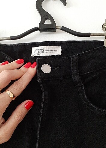 Zara Yuksek Bel Skinny Siyah Jean