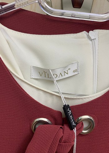 Bordo Uzun Kollu Kadın Pardösü Vildan - Görsel 3