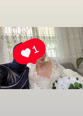 Abiye Lacivert Uzun Kollu Drapeli Abiye Elbise
