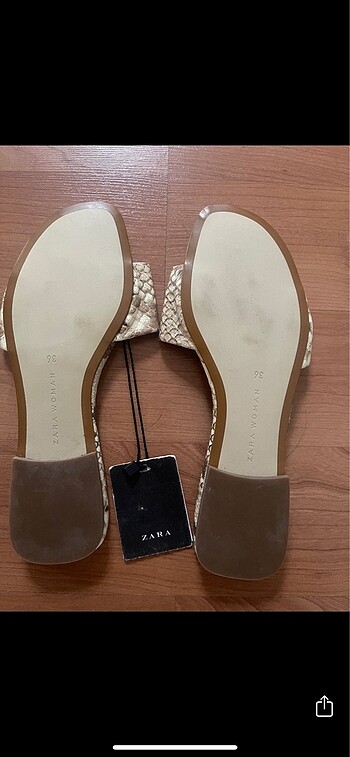 36 Beden çeşitli Renk Zara terlik