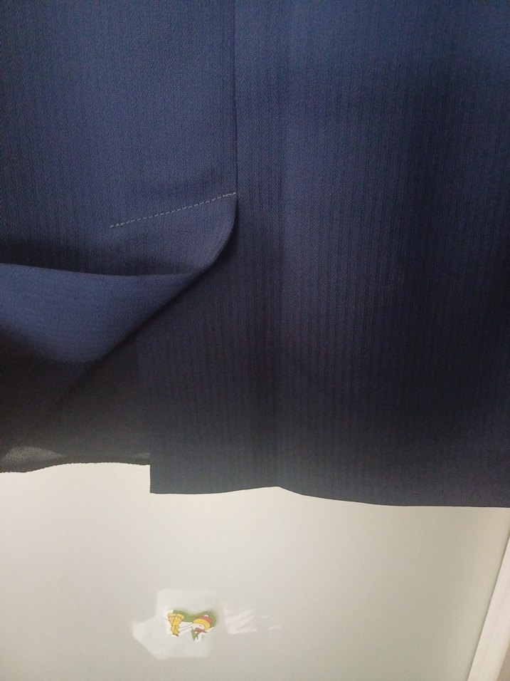 Kadın Lacivert Midi Kalem Etek - Görsel 4