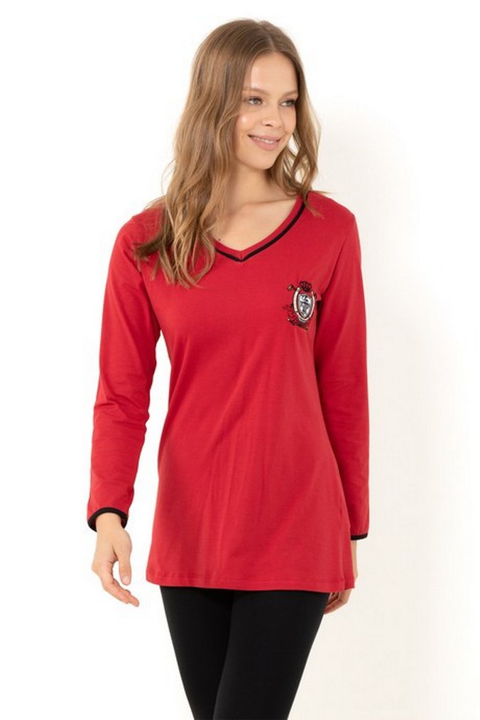 Doremi Aplee  pie  model  %100 pamuk Pijama  takımı - Görsel 2