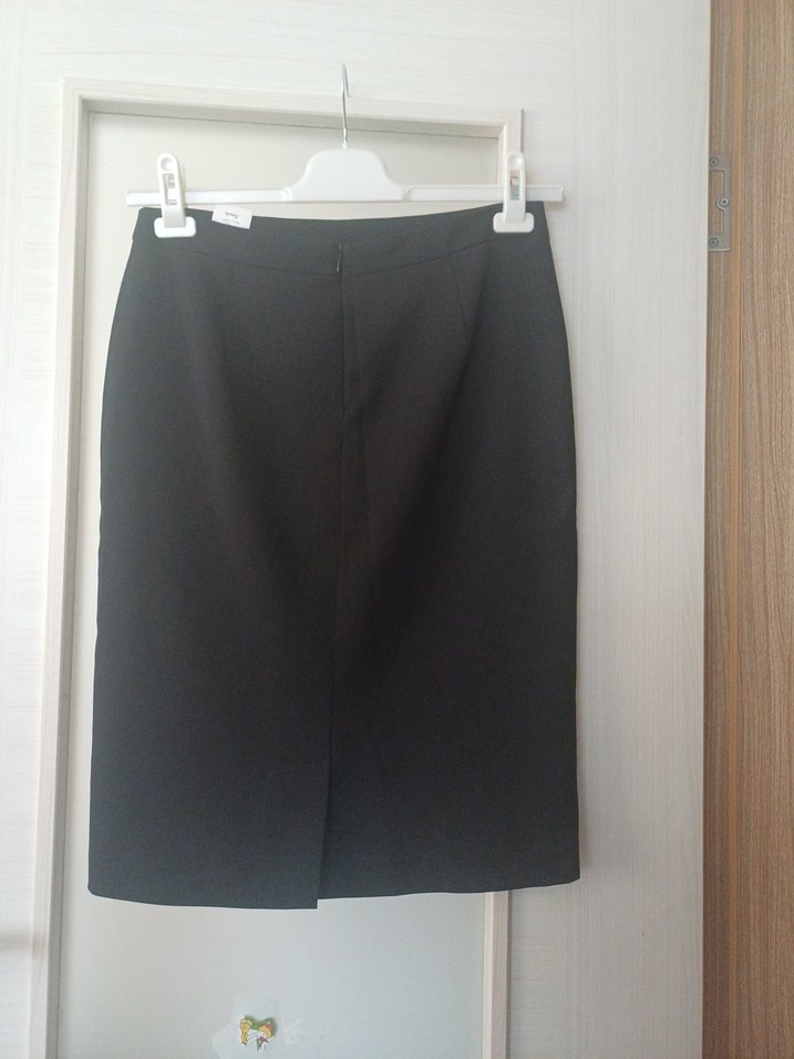 Siyah Midi Kalem Etek - Görsel 3