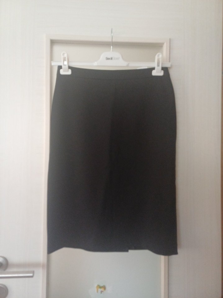 Siyah Midi Kalem Etek - Görsel 2