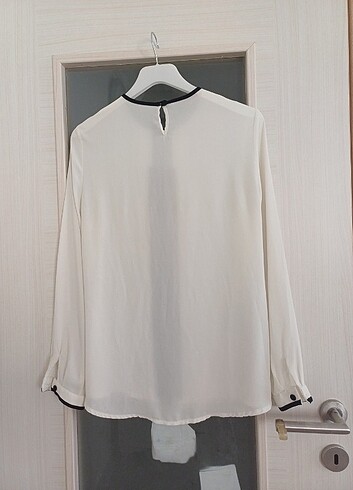 38 Beden beyaz Renk Seçil store şifon bluz