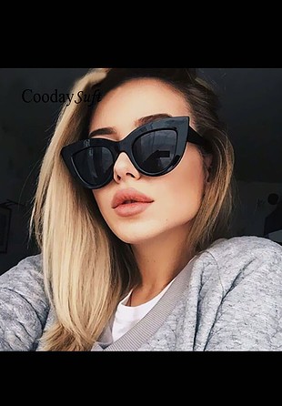 Cat eye muhteşem siyah gözlük