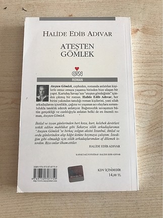 xs Beden Ateşten Gömlek Roman Halide Edip Adıvar