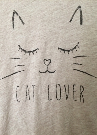 m Beden çeşitli Renk Cat Lover Tisört 
