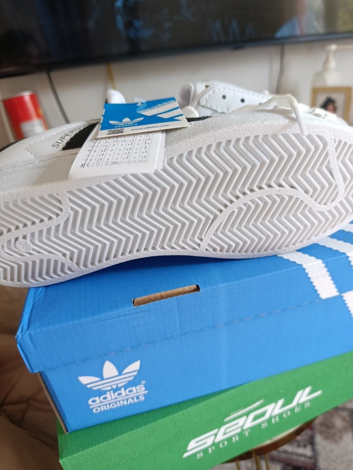 Adidas Beyaz Siyah Sneaker - Görsel 5