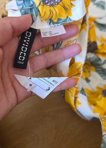 Sarı Ayçiçeği Desenli Hamile Elbisesi - Görsel 5