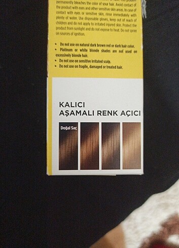 diğer Beden sarı Renk Sprey