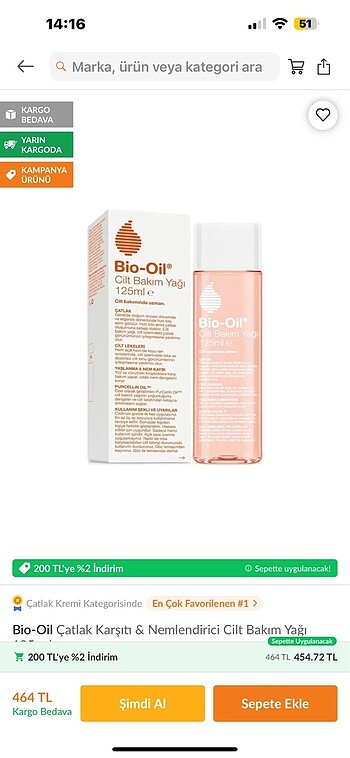  Beden Renk Bio oil