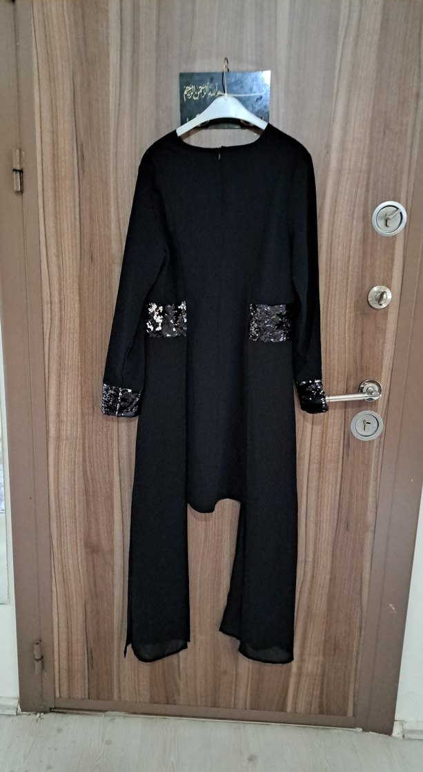 elbise kollu pul payetli - Görsel 4