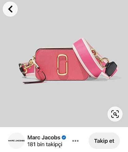 Marc Jacobs Snapshot çanta