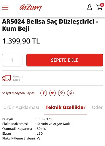 Beden Renk Arzum Bellisima Düzleştirici