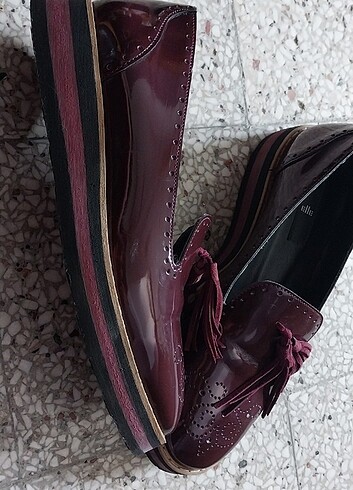 37 Beden bordo Renk Kadin ayakkabı