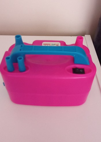Pembe Elektrikli Balon Pompası - Görsel 3