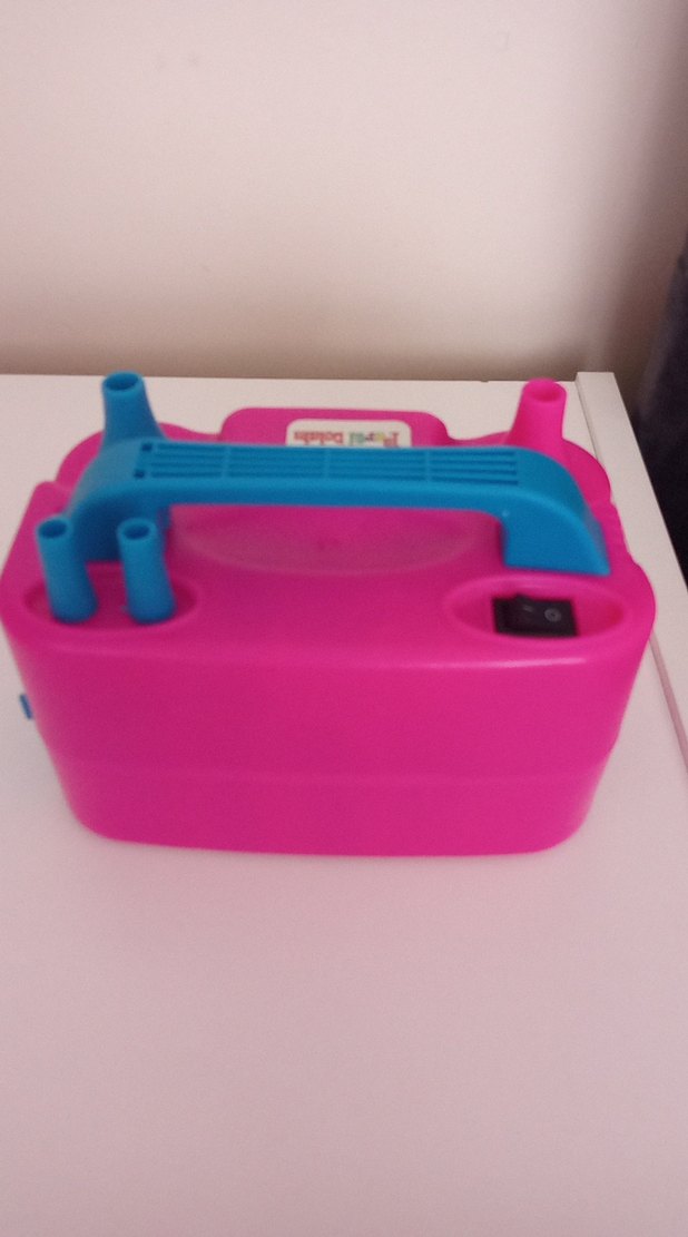 Pembe Elektrikli Balon Pompası - Görsel 3