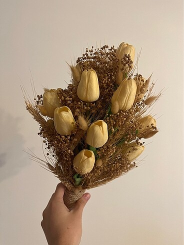 Oleg Cassini Gelin buketi, damat yaka çiçeği, küpe