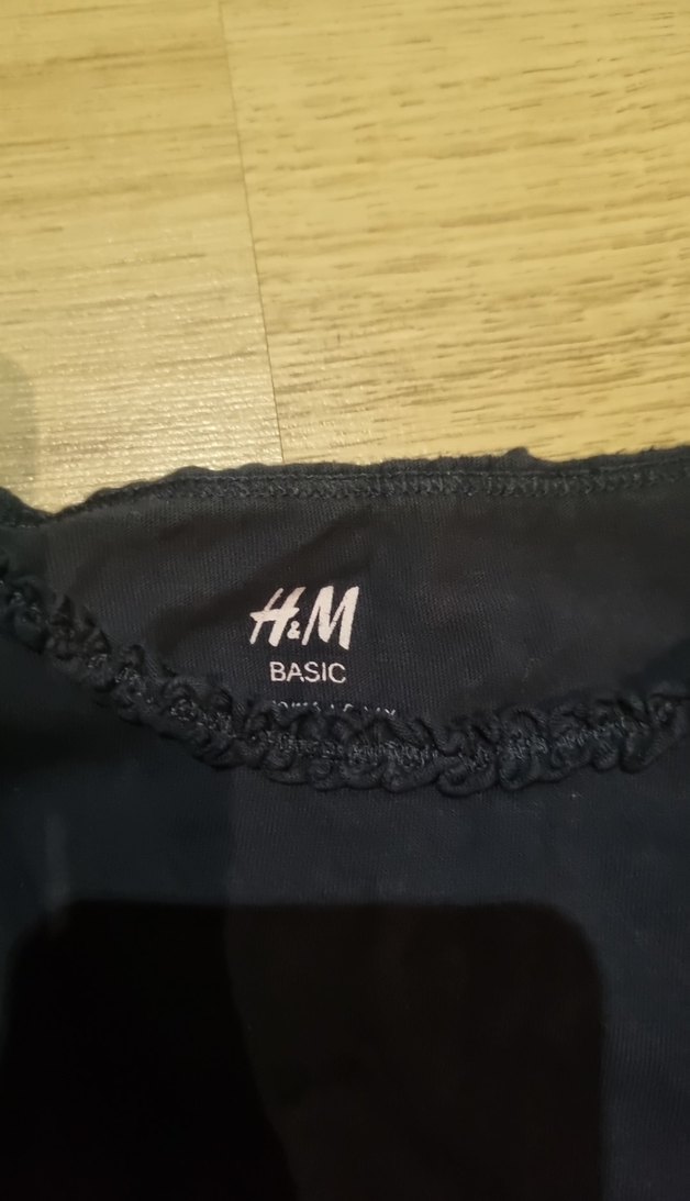 Kız Çocuk Siyah Keten Uzun Kollu Basic Tişört - Görsel 2