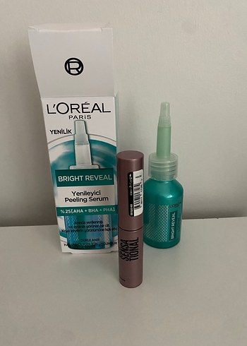 L'Oréal Bright Reveal Yenileyici Peeling Serumu+Lash Sensational - Görsel 3
