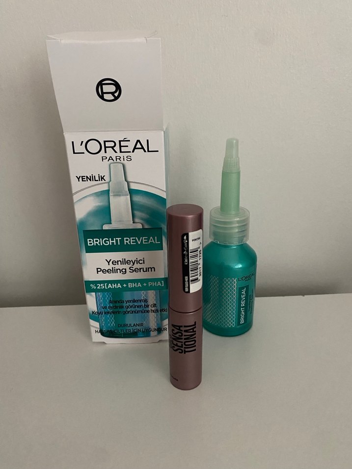 L'Oréal Bright Reveal Yenileyici Peeling Serumu+Lash Sensational - Görsel 3