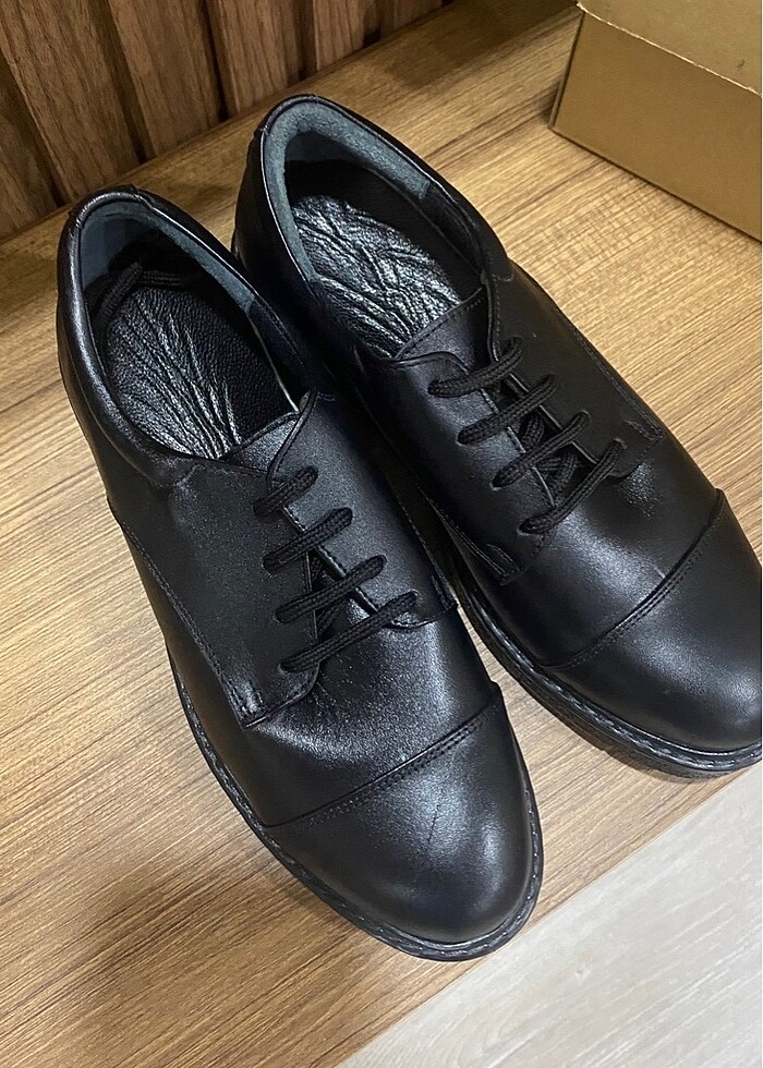 Siyah Kadın Loafer - Görsel 3