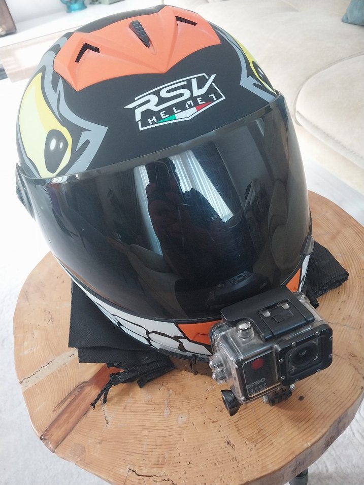 Kask Kamera İntercom Telefon Tutucu - Görsel 2