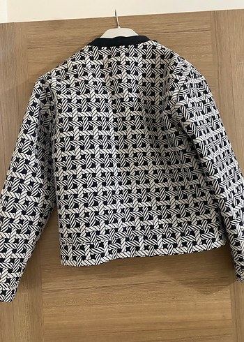 Kadın Gri Deri Fermuarlı Ceket - Görsel 2