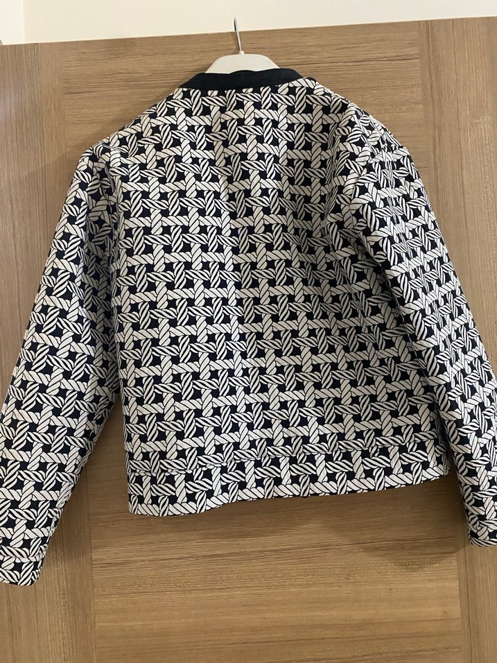 Kadın Gri Deri Fermuarlı Ceket - Görsel 2