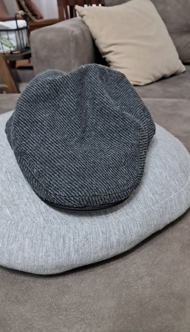 Gri Erkek Sokak Stili Şapka - Görsel 3
