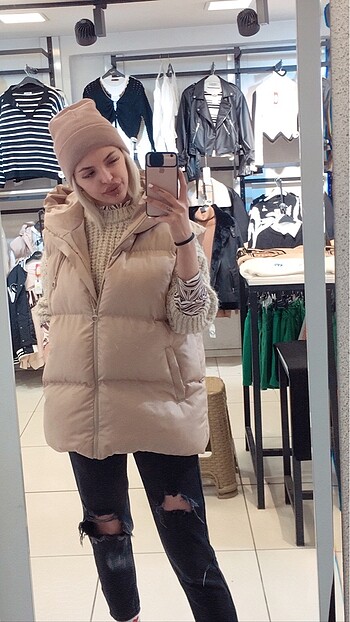 Oversize şişme yelek