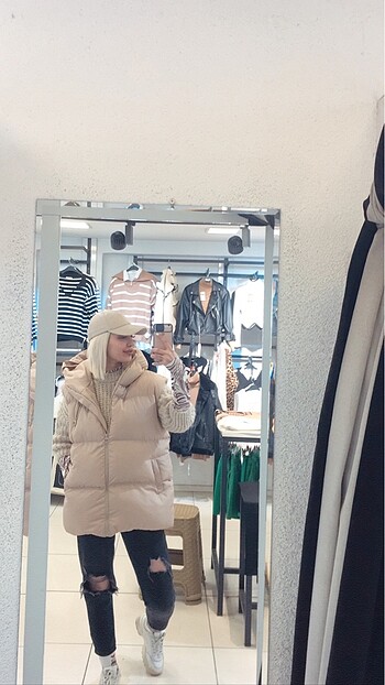 Bershka Oversize şişme yelek