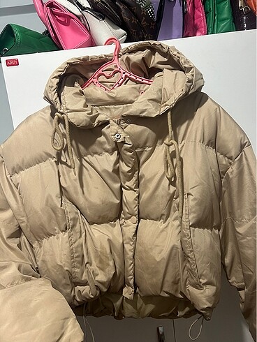 Camel şişme mont