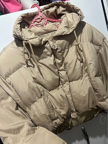 Pull and Bear Camel şişme mont