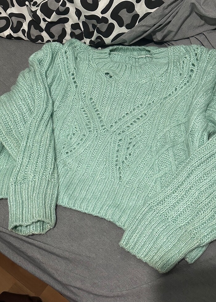 Su yeşili kazak - Görsel 2