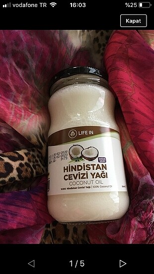 Hindistan cevizi yağı