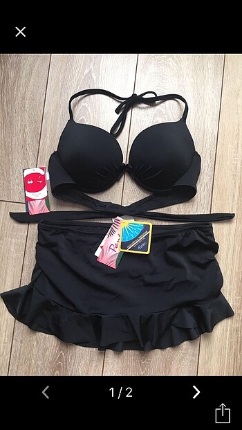 Etekli bikini takım