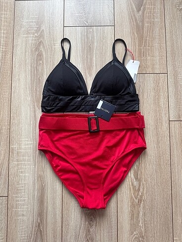 xl Beden Yüksek bel bikini takım