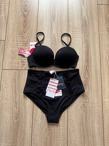 Yüksek bel bikini takım