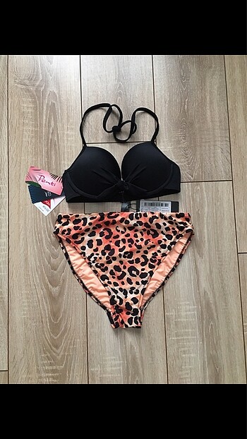 m Beden Yüksek bel bikini takım